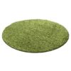 Luna Ensfarvet Fluffy Gulvtæppe i Grøn fra Rugs by Uniquebeds Home & Living | Flere Størrelser i Firkantet & Rund 4
