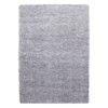 Luna Ensfarvet Fluffy Gulvtæppe i Lys Grå fra Rugs by Uniquebeds Home & Living | Flere Størrelser i Firkantet & Rund