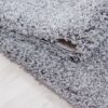 Luna Ensfarvet Fluffy Gulvtæppe i Lys Grå fra Rugs by Uniquebeds Home & Living | Flere Størrelser i Firkantet & Rund 3