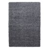 Luna Ensfarvet Fluffy Gulvtæppe i Mørk Grå fra Rugs by Uniquebeds Home & Living | Flere Størrelser i Firkantet & Rund