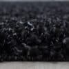 Luna Ensfarvet Fluffy Gulvtæppe i Sort fra Rugs by Uniquebeds Home & Living | Flere Størrelser i Firkantet & Rund 2
