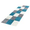 Nora Fluffy Ternet Gulvtæppe i Turkis fra Rugs by Uniquebeds Home & Living | Flere Størrelser 5