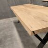 Snedker Spisebord i Lakeret Massiv Egetræ fra Unique Handmade Furniture - 2 Hele Planker Limet Sammen