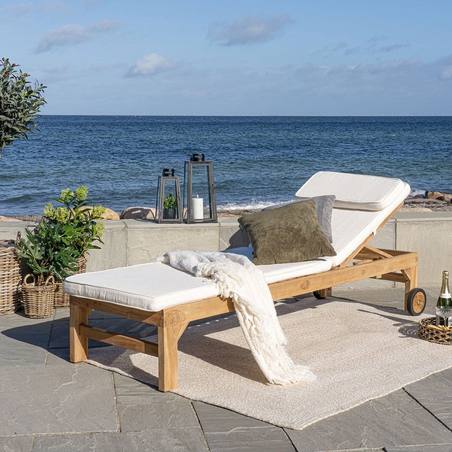 Andorra Solvogn Solvognshynde Teak Bomuld L200Xb62Xh30Cm