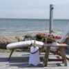 Arrecife Dækstol Dækstolshynde Teak Bomuld Natur