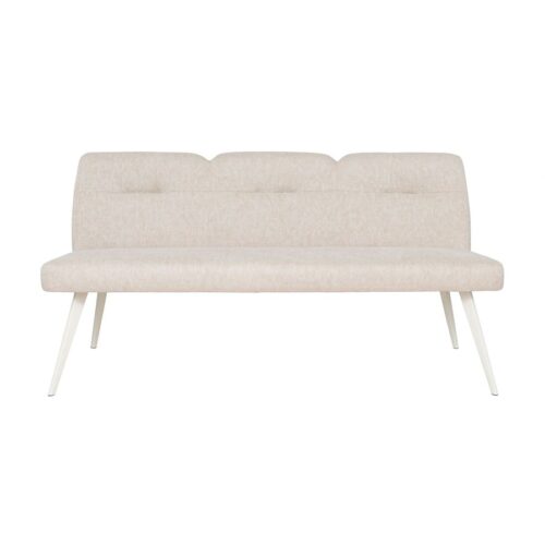Aschaffenburg Sofabænk Sandfarvet Polyesterstof L180Xb60Xh51Cm