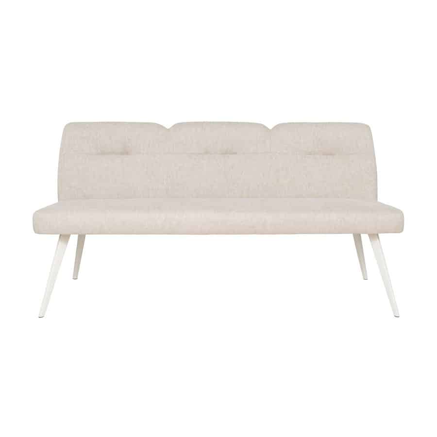 Aschaffenburg Sofabænk Sandfarvet Polyesterstof L180Xb60Xh51Cm