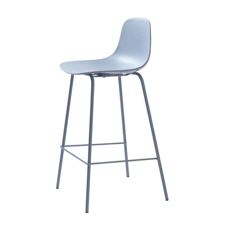 Bautzen Barstol Stål Dusty Blue B47Xh92