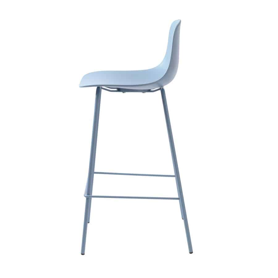 Bautzen Barstol Stål Dusty Blue B47Xh92