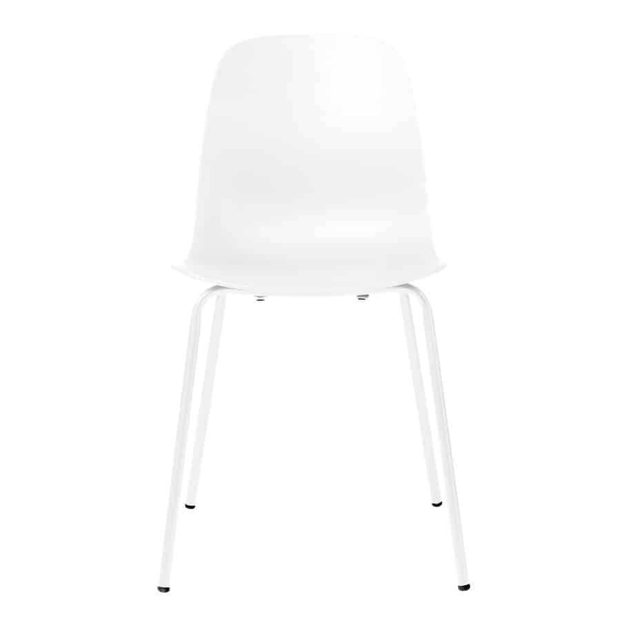 Bautzen Spisebordsstol Hvid Stål B50Xh84Xd50Cm