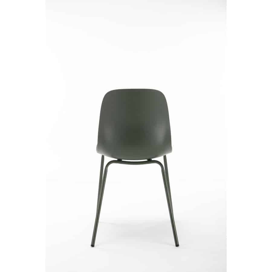 Bautzen Spisebordsstol Olivgrøn Stål Stel B50Xh84Xd50Cm
