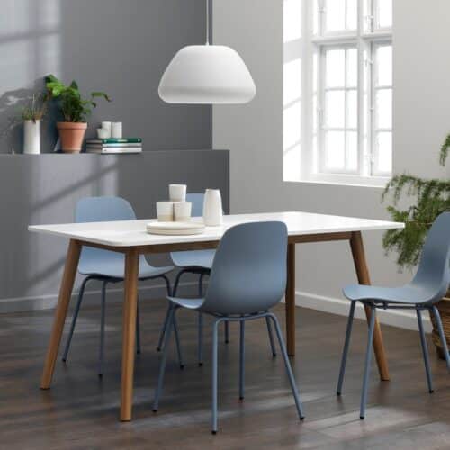 Bautzen Spisebordsstol Stål Dusty Blue B50Xd50Xh84Cm