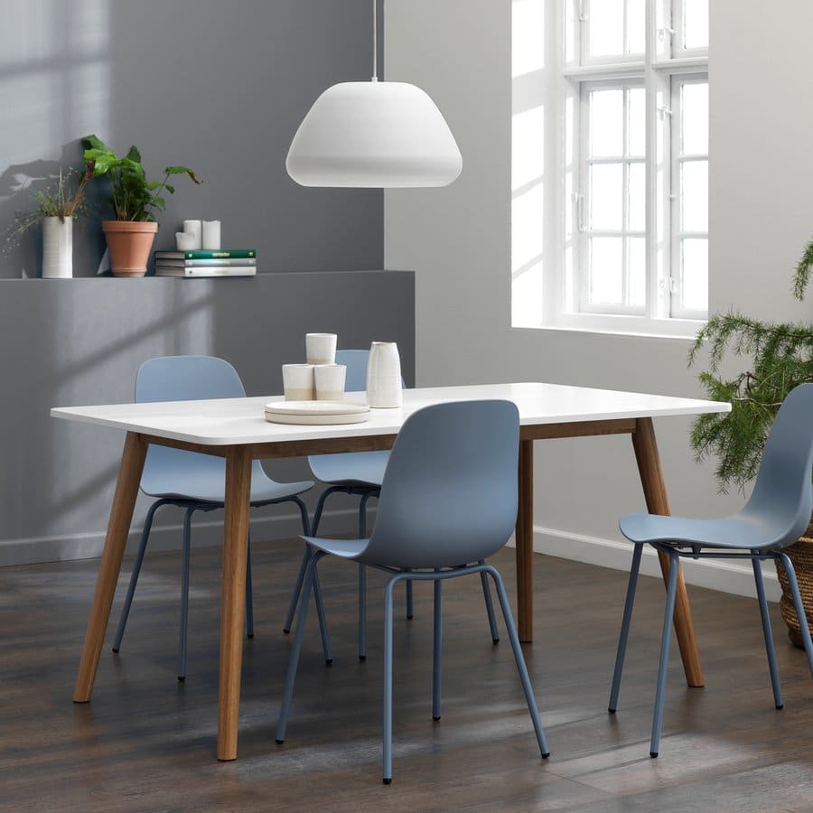 Bautzen Spisebordsstol Stål Dusty Blue B50Xd50Xh84Cm