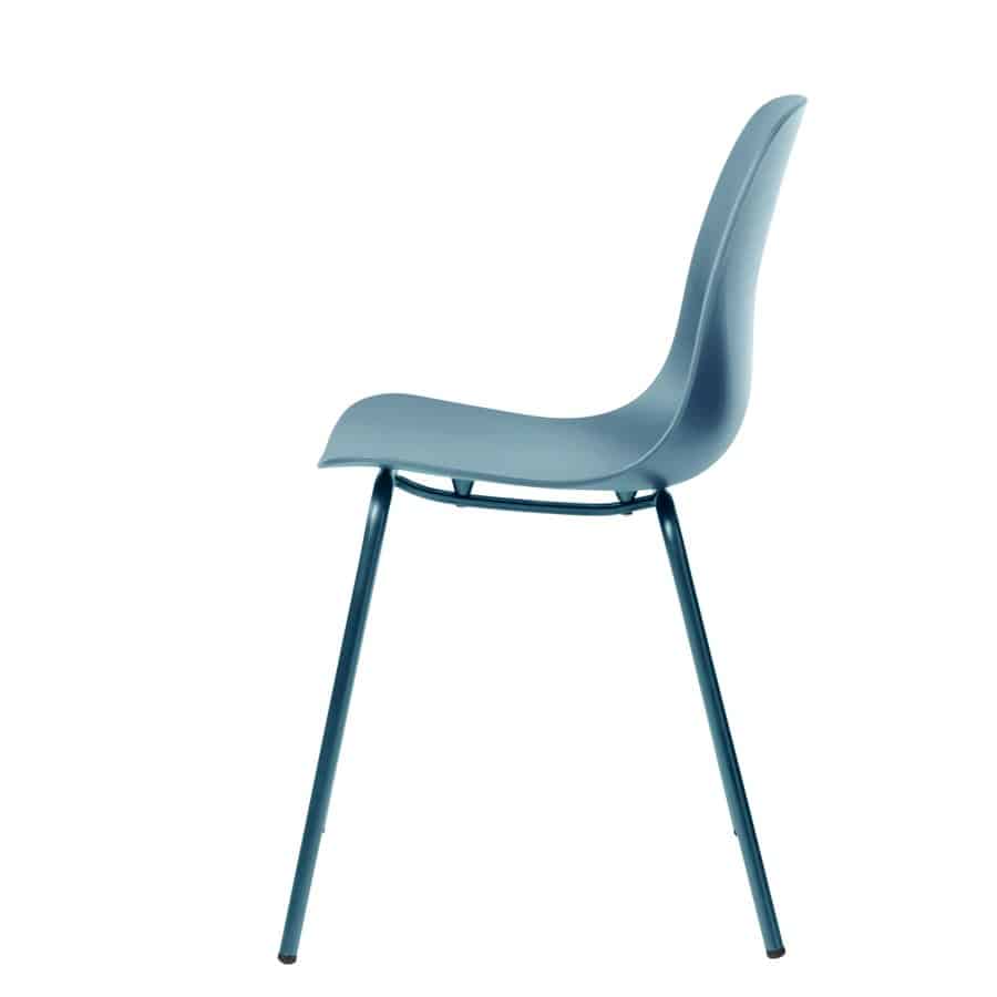 Bautzen Spisebordsstol Stål Dusty Blue B50Xd50Xh84Cm