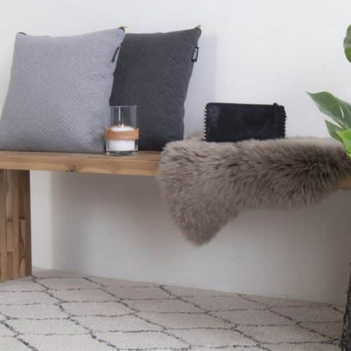 Benidorm Bænk Genbrugsteaktræ L140Xb35Xh48Cm