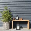 Benidorm Bænk Genbrugsteaktræ L90Xb30Xh49Cm