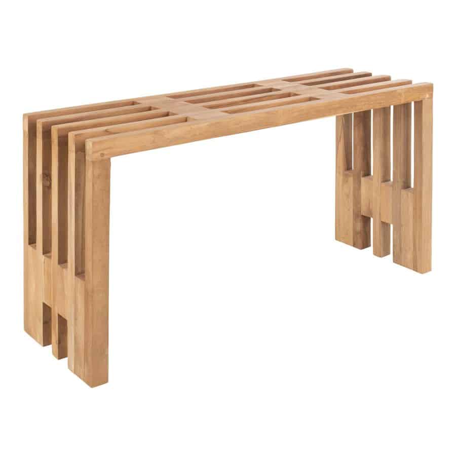 Benidorm Bænk Genbrugsteaktræ L90Xb30Xh49Cm