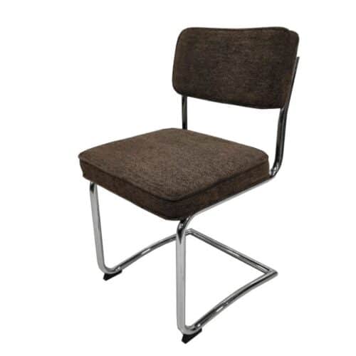 Bergheim Spisebordsstol Polyester Krom Ben B47Xh84Xd54Cm