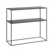 Bergisch Gladbach Konsolbord Sort Metal B90Xh80Xd35Cm