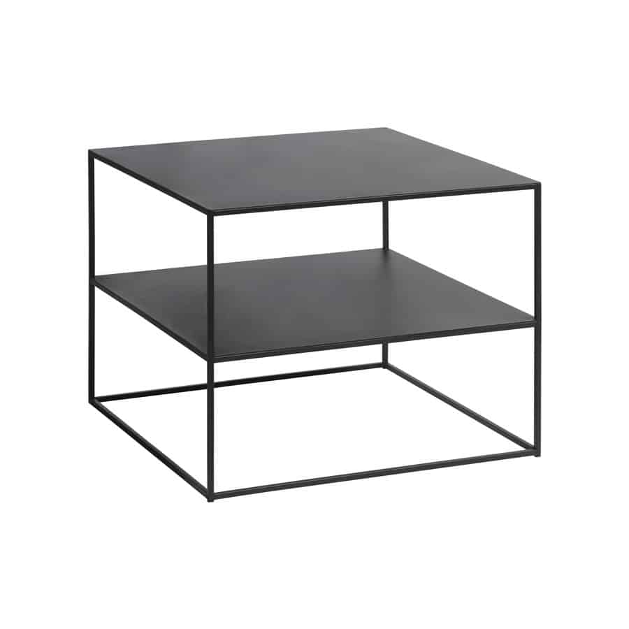 Bergisch Gladbach Sofabord Sort Metal L65Xb65Xh50Cm