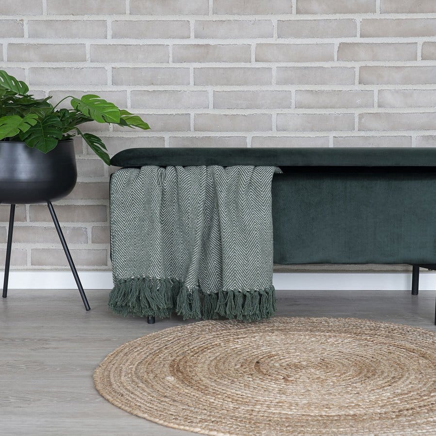 Bombay Tæppe Flettet Jute Ø90 Cm