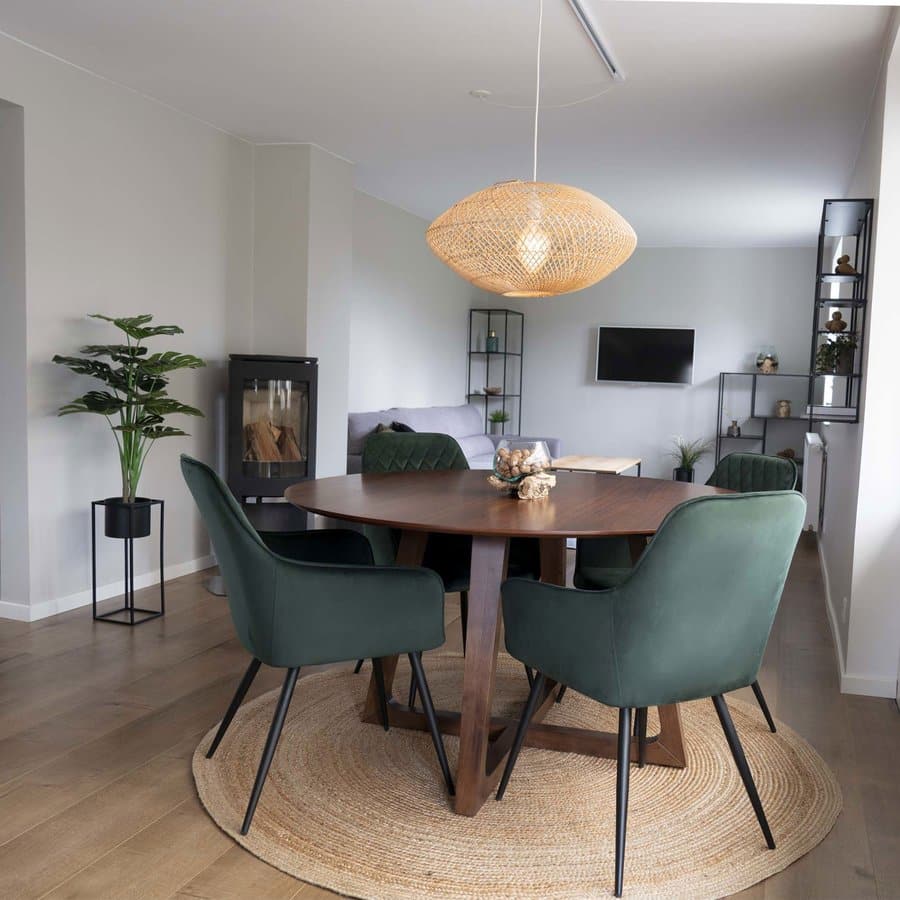 bombay-tppe-i-naturflet-fra-house-nordic-180-cm-3981092-1 Bombay Tæppe Naturflet Ø180 Cm