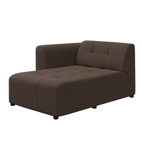 Brasília Chaiselong Choco Chenille B90Xh77Xd92Cm