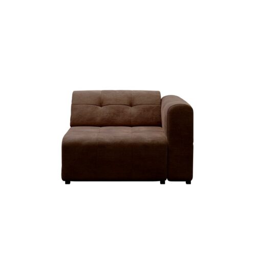 Brasília Højremodul Sofa Chokoladebrun Chenille B114Xh77Xd92Cm