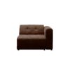 Brasília Højremodul Sofa Chokoladebrun Chenille B114Xh77Xd92Cm