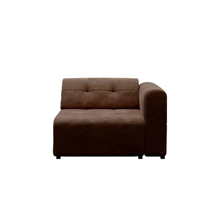 Brasília Højremodul Sofa Chokoladebrun Chenille B114Xh77Xd92Cm