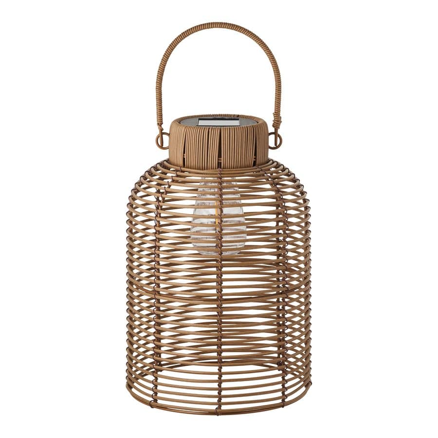 Brentford Lampe Integreret Solceller Natur Ø20Xh30