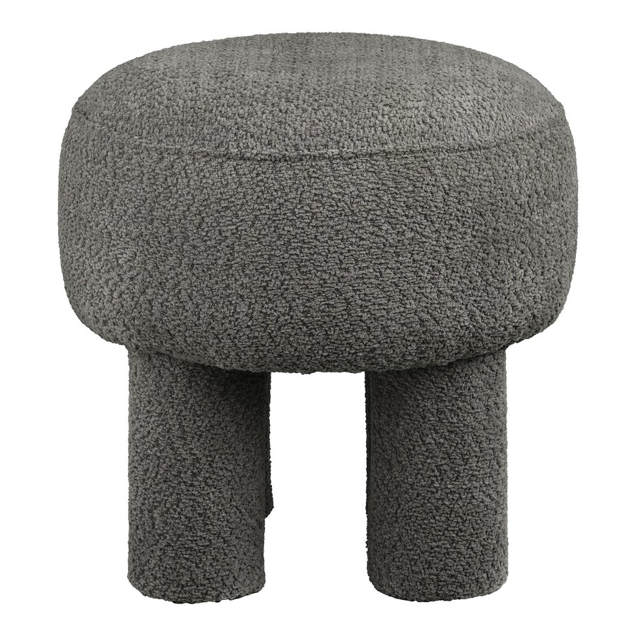 Canberra Puf Koksgrå Polyester Ø43Xh43Cm
