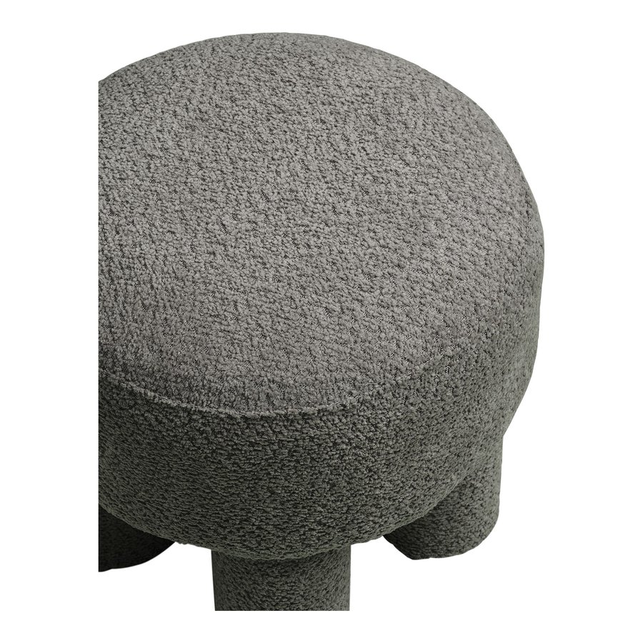 Canberra Puf Koksgrå Polyester Ø43Xh43Cm