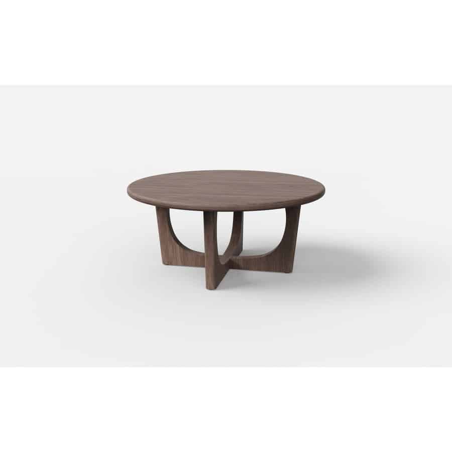 Cape Town Sofabord Egetræ Finér Ø90Xh40Cm
