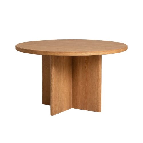 Castrop Rauxel Spisebord Egetræ Ø130Xh75Cm