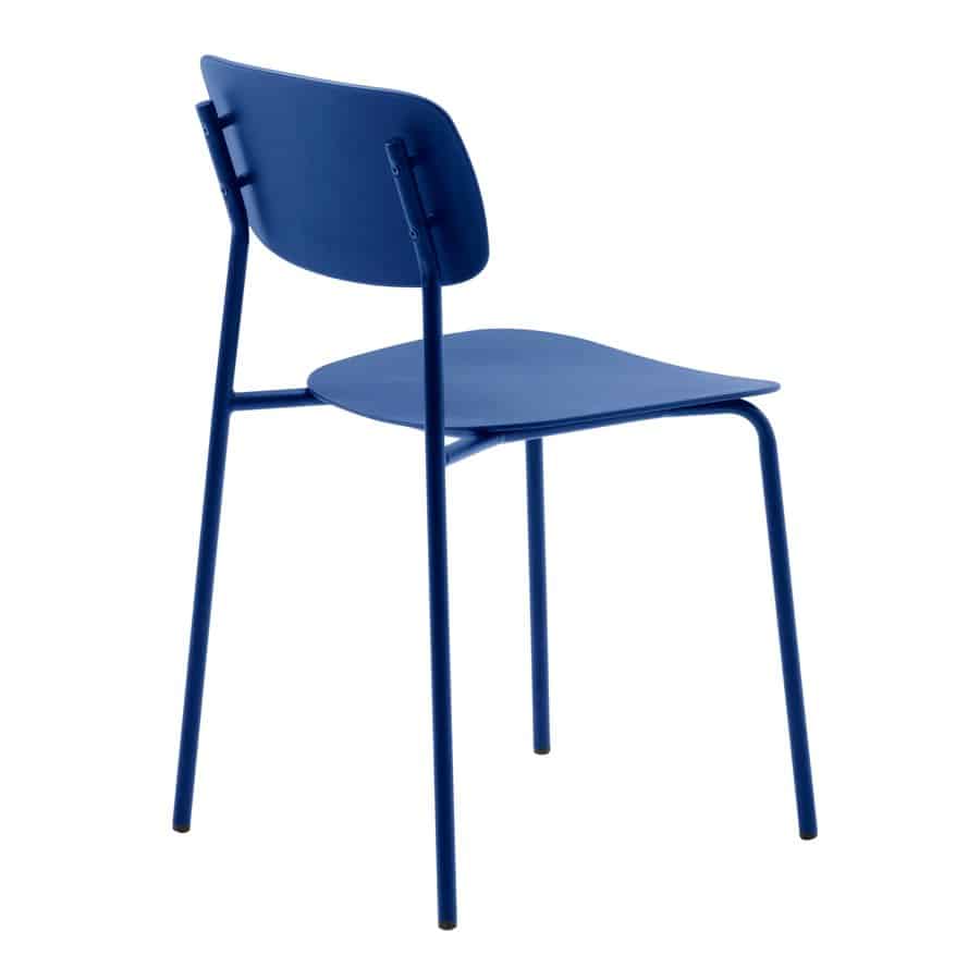 Duisburg Spisebordsstol Koboltblå Stålstel B43 5Xh79Xd51Cm
