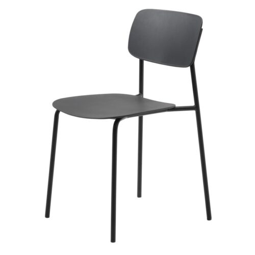 Duisburg Spisebordsstol Sort Stål B43 5Xh79Xd51Cm