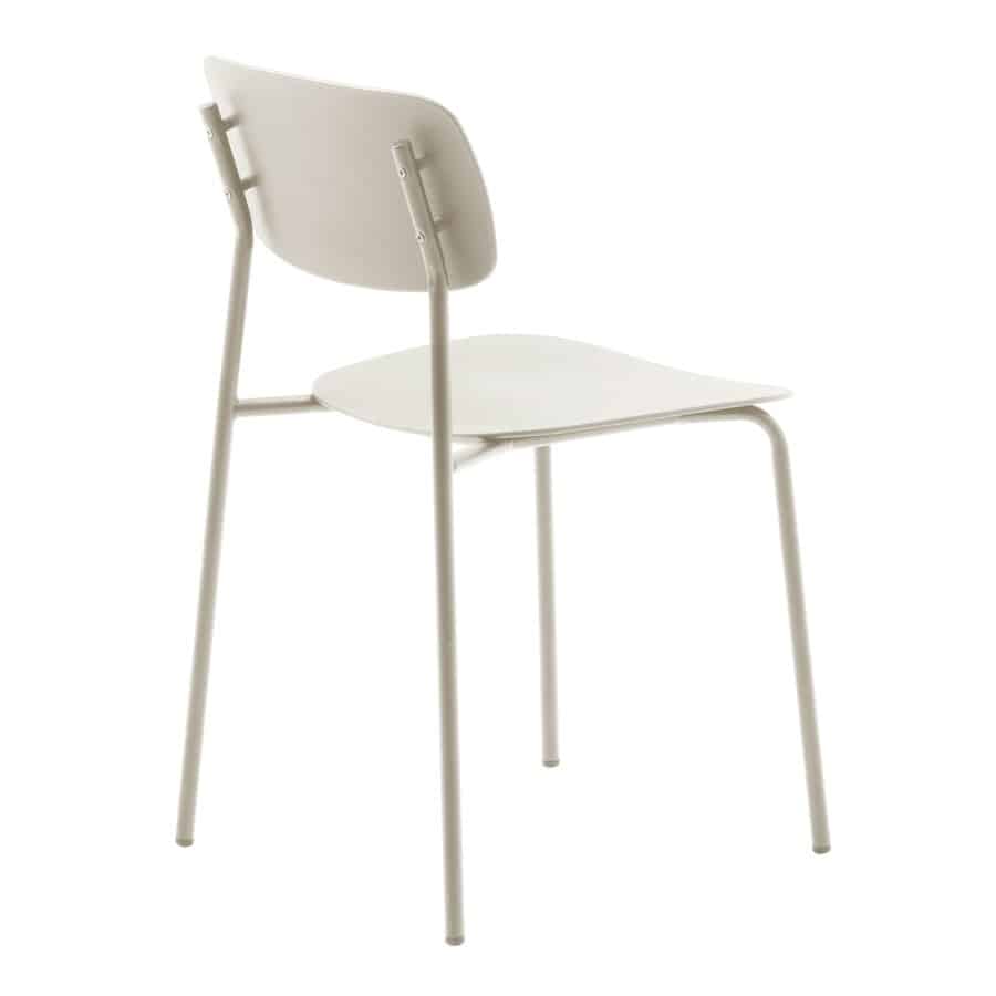 Duisburg Spisebordsstol Stål Greige B43 5Xh79Xd51Cm