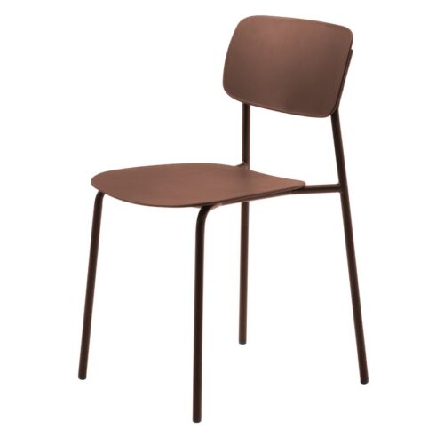 Duisburg Spisebordsstol Terrakotta Stål B43 5Xh79Xd51Cm