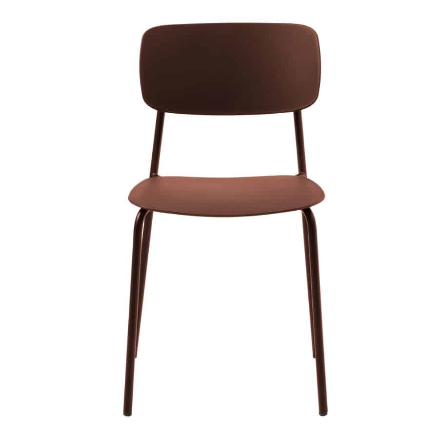 Duisburg Spisebordsstol Terrakotta Stål B43 5Xh79Xd51Cm