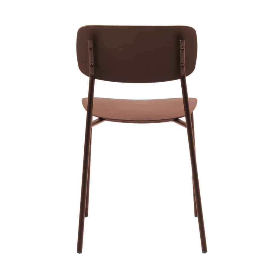 Duisburg Spisebordsstol Terrakotta Stål B43 5Xh79Xd51Cm
