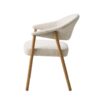 Durban Spisebordsstol Armlæn Polyester Egetræ B63Xd63Xh81Cm