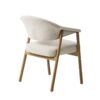 Durban Spisebordsstol Armlæn Polyester Egetræ B63Xd63Xh81Cm