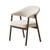 Durban Spisebordsstol Armlæn Polyester Egetræ B63Xd63Xh81Cm