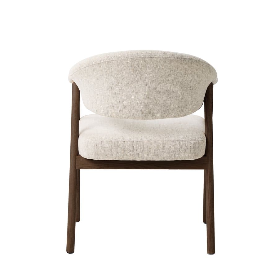 Durban Spisebordsstol Armlæn Polyester Egetræ B63Xd63Xh81Cm