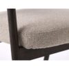 Durban Spisebordsstol Armlæn Sandfarvet Polyester Espresso
