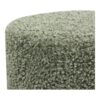 Ejby Puf Grøn Teddystof Ø34Xh36 Cm