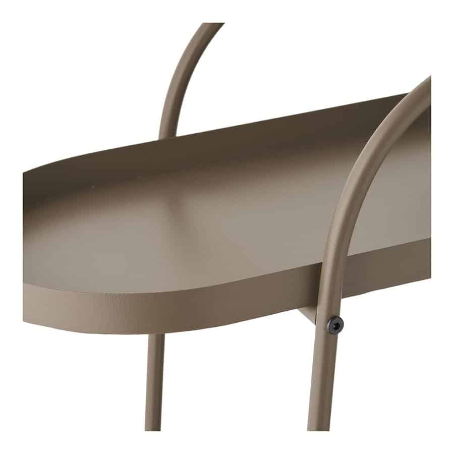Empoli Barvogn Stål Brun L60Xb27 5Xh64Cm