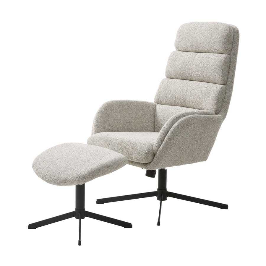 Flensburg Lænestol Polyester Stål B69Xh107Xd77Cm