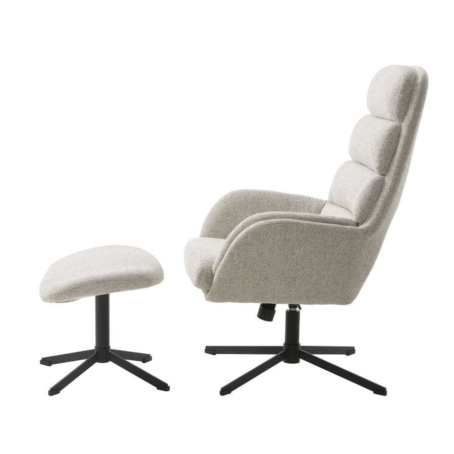 Flensburg Lænestol Polyester Stål B69Xh107Xd77Cm